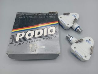 Pair of Podio Eddy Merckx Christol magnesium pedals 9/16 "x20tpi BSC