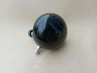 Black bicycle bell