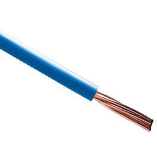 Fil électrique bleu pour dynamo  2 m 7/10 pour éclairage vélo