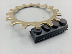 Gold Maillard chain sprocket 17 teeth old stock new old stock french vintage bicycle parts