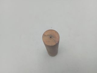 wood for the base of a Peugeot fork steerer tube