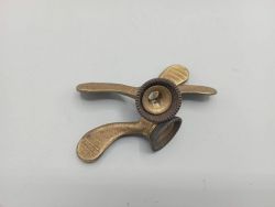 2 brass butterflies for front wheel ø 8 mm