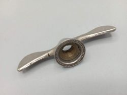 Steel throttle butterlfy for front wheel ø 8 mm