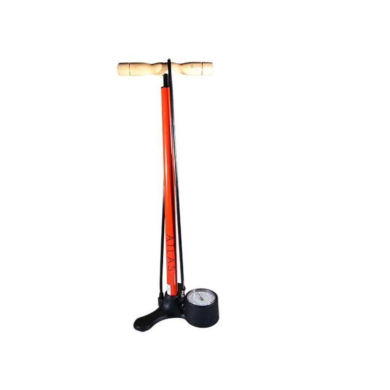 Pompe à pied KHEAX ACIER ATLAS ROUGE 11BAR / 160PSI VS / VP vélo vintage rétro ancien seconde main