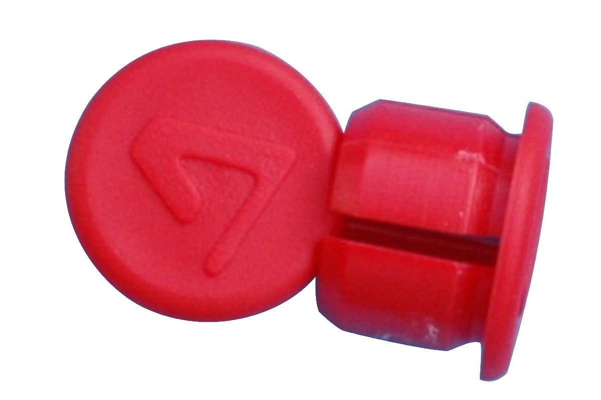 Cork handlebar bike red in plastic