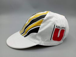 System U cap cycling Laurent Fignon team - authentic vintage cap from the late 80s