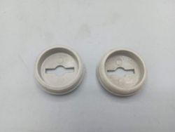 2 Sugino 22 mm grey plastic caps for Sugino crankset