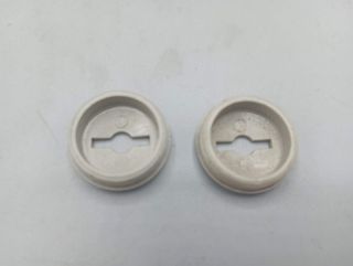 2 Sugino 22 mm grey plastic caps for Sugino crankset