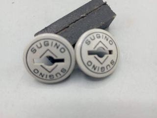 Sugino - 2 bouchons 22 mm en plastique gris pour pédalier Sugino