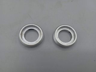 2 Sugino Autex 22 mm steel crankset caps