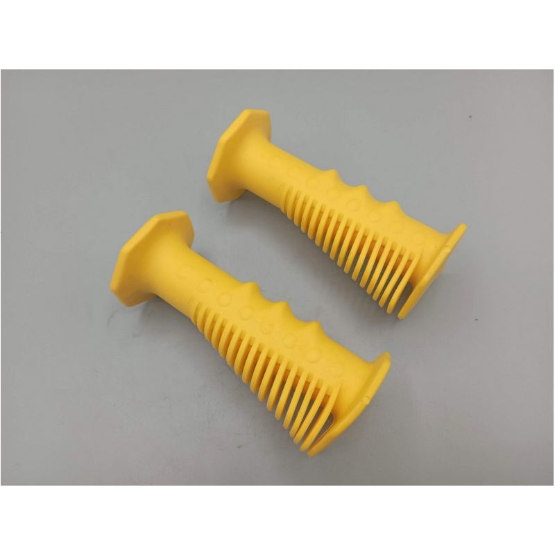 Cassano - Pair of yellow BMX grips