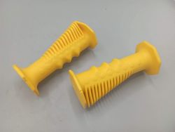 Cassano - Pair of yellow BMX grips