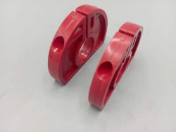 Mushroom - Pair of red BMX grip guards old stock