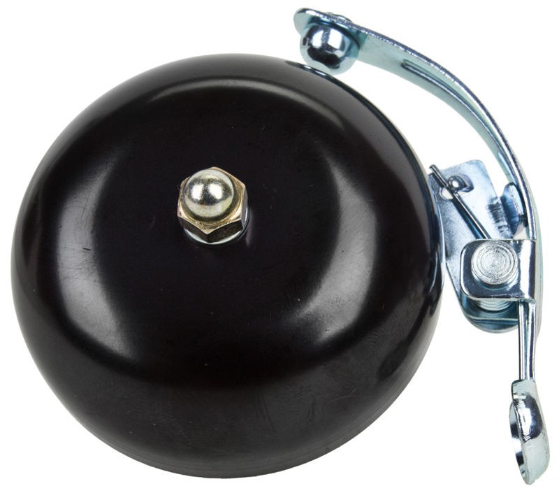 Sonnette noire pour vélo vintage
