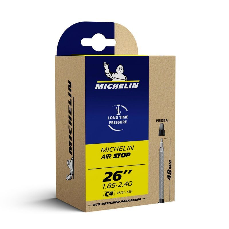Michelin - 26” Air Stop C4 ETRTO 47/61 presta valve tube 48mn