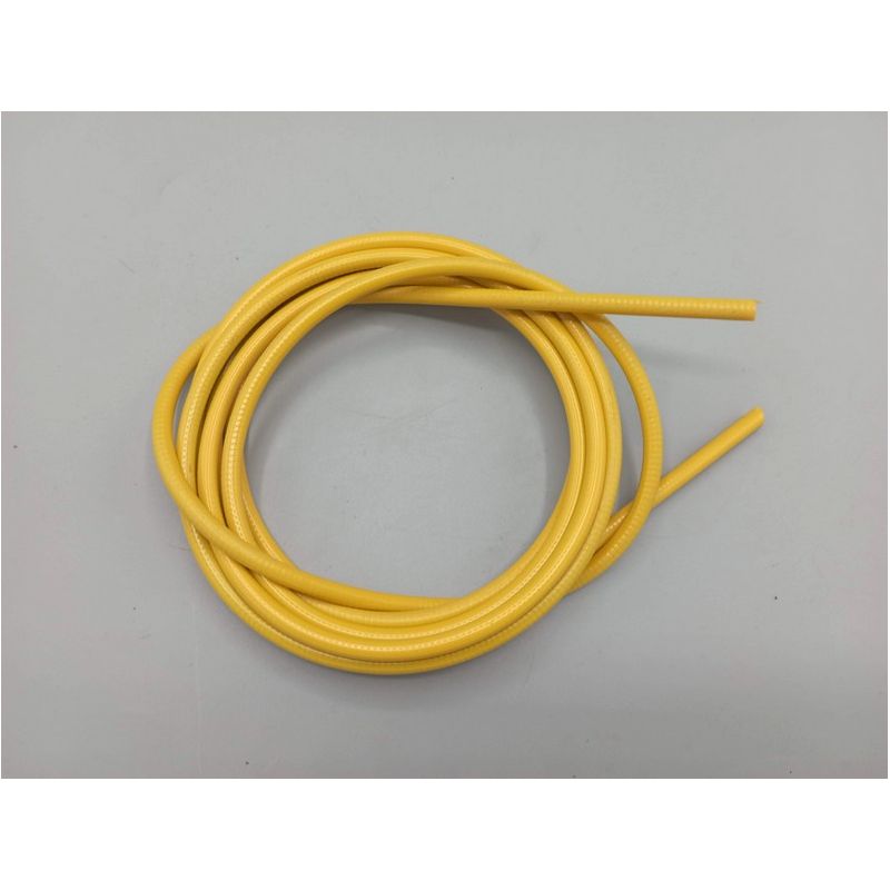 Ancien stock - 2 m de gaine jaune ø 5 mm