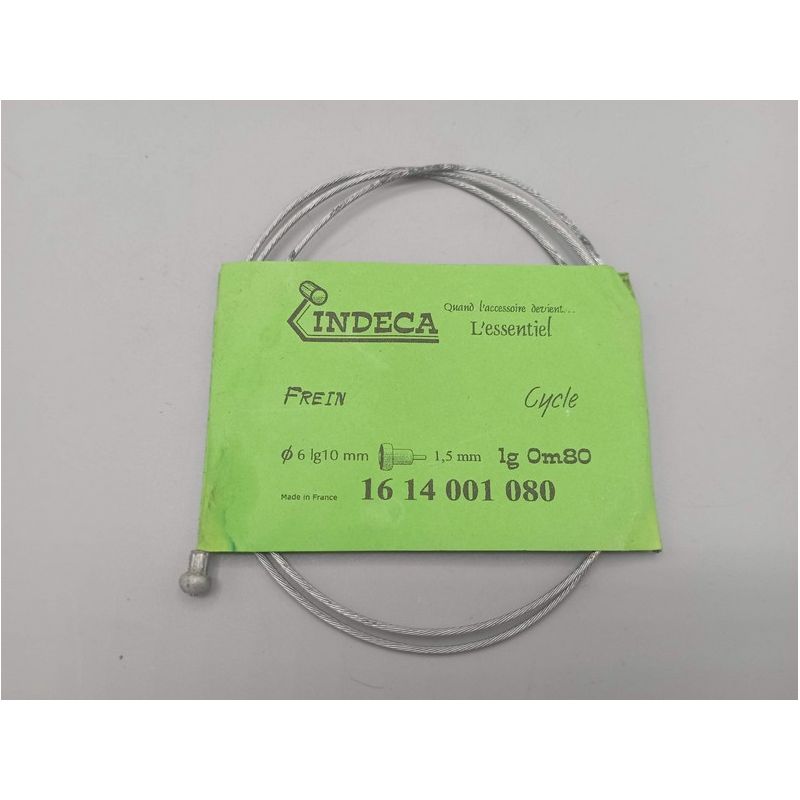Old stock ! Indeca - Brake cable 0,80 m ø 15/10