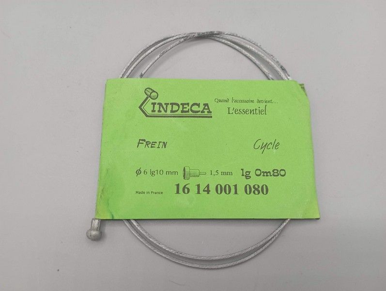 Old stock ! Indeca - Brake cable 0,80 m ø 15/10