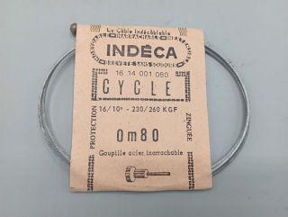 Old stock ! Indeca - Brake cable 0,80 m ø 16/10