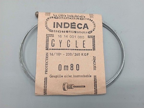 Ancien stock ! Indéca - 0,80 m ø 16/10 - Câble de frein