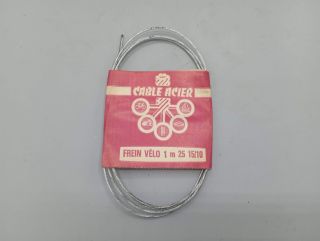 Old stock ! Transfil - Brake cable 1,25 m ø 15/10