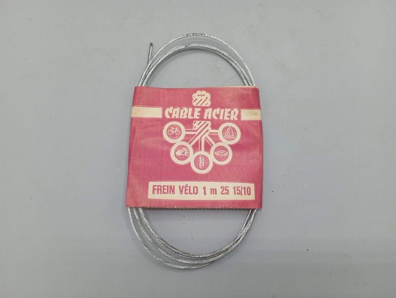 Old stock ! Transfil - Brake cable 1,25 m ø 15/10