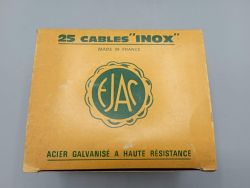 Old stock ! EJAC - Stainless steel 1.25 m ø 18/10 - Brake cable