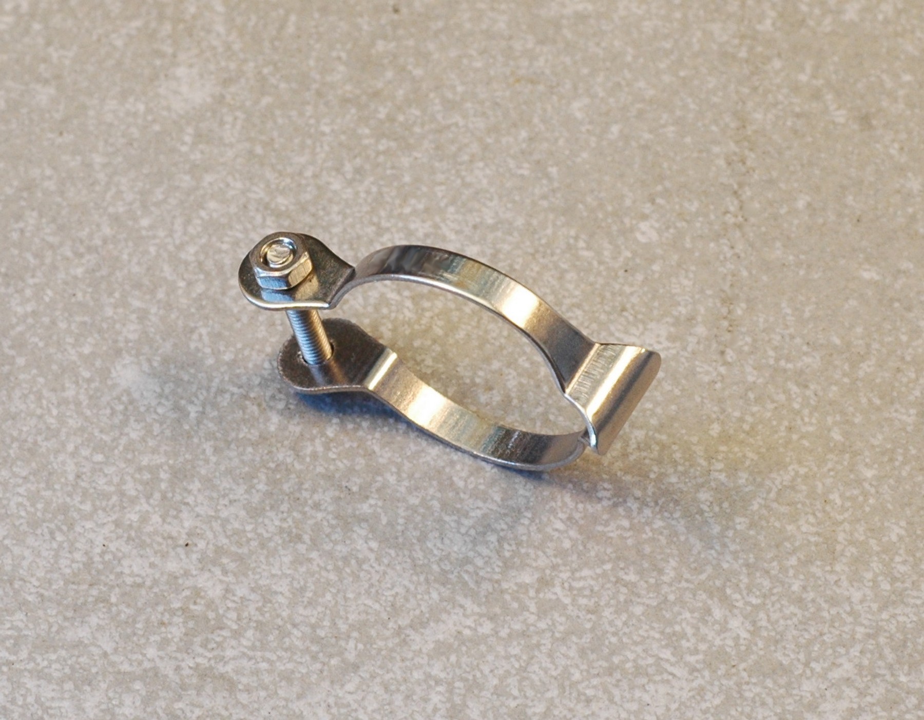 Stainless steel clamp  28.6mm for cable housing