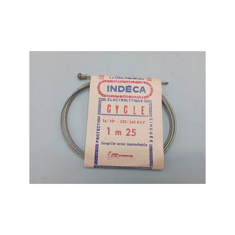 Old stock ! Indeca - Brake cable 1,25 m ø 16/10