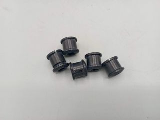 5 chimney screws for Stronglight Cobra black aluminium double crankset