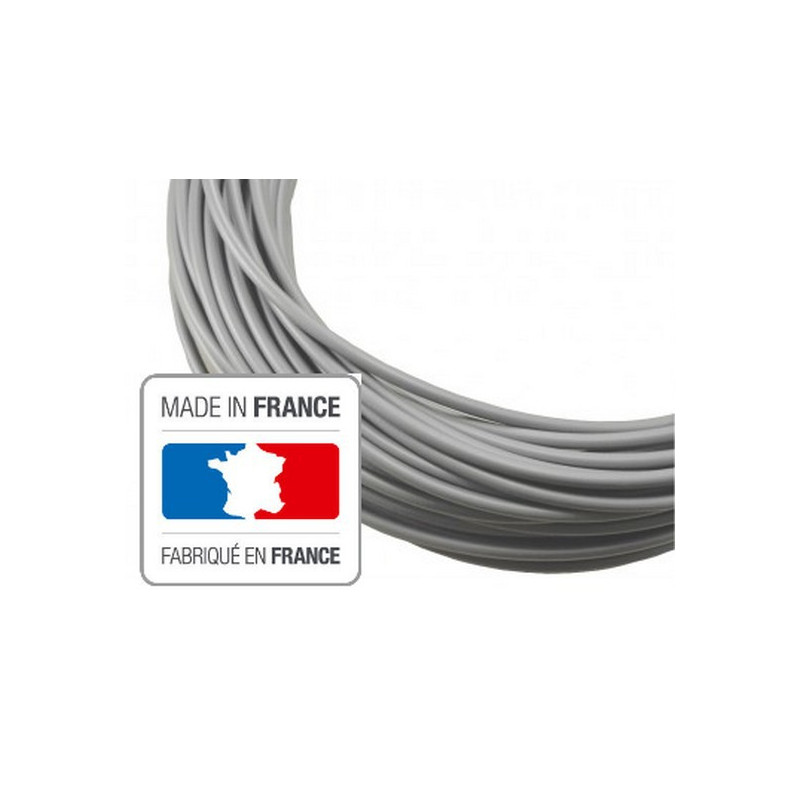 2 meters brake cable housing 5 mm lined gray