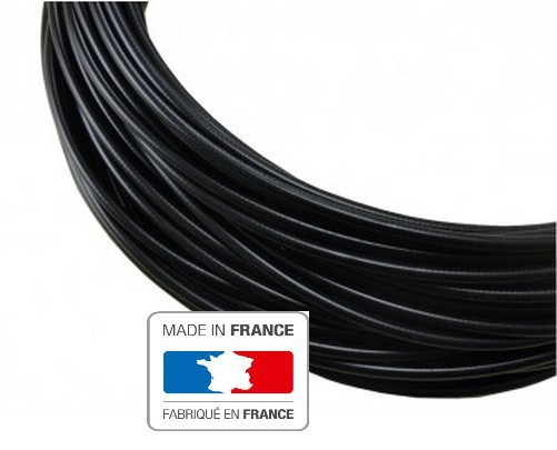 2 meters Teflon lined brake cable housing black