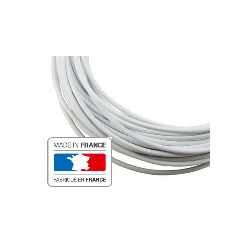 WHITE SIX FOOT 6' LENGTH OF TEFLON LINED 5mm BICYCLE BIKE BRAKE CABLE HOUSING 