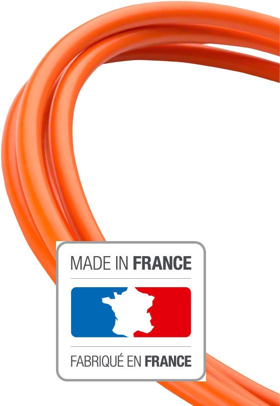 2 mètres de gaine orange au Teflon - auto-lubrifiée