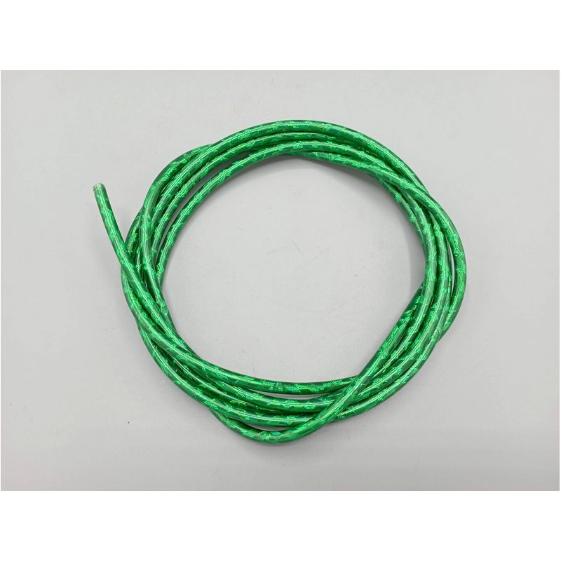 Old 90'S stock - 2 m of green Laser sheathing ø 5 mm