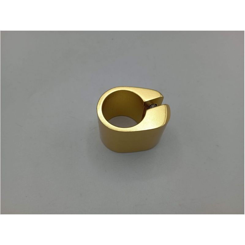 Collier de tige de selle ø 27 mm aluminium BMX VTT VTC produit neuf couleur or