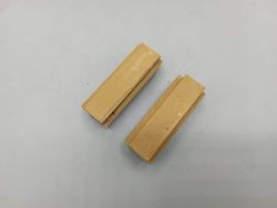 2 patins de frein bicolore 42 mm