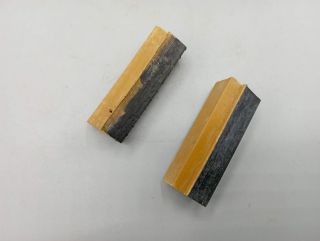 2 patins de frein bicolore 42 mm