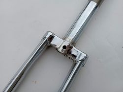 Fourche chromé 24" 600a ertro 541  pivot : 168 mm pour vélo vintage