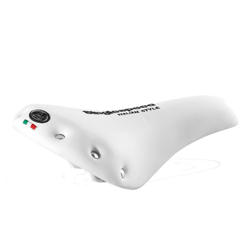 Selle blanche pour fixie single speed fixie  Monte Grappa SK031