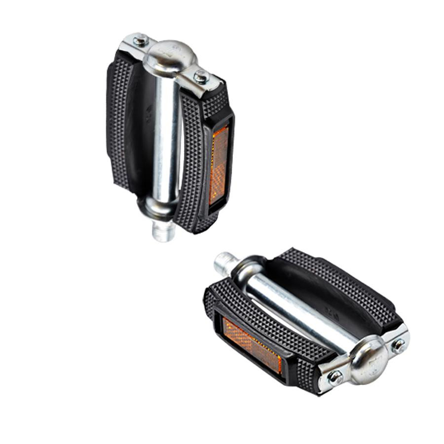 Pedals of city bike luxe black thread : 9/16" x20 tpi - BSC BSA