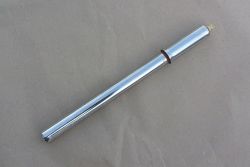 pompe en acier chromé25 cm pour vélo vintage solex