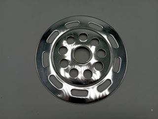 Steel spoke shield for rear wheel vintage bicycle