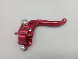 MX red right brake lever for BMX old school with lock system nos