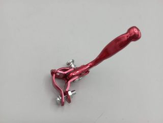 Red right brake lever for BMX old school with lock system nos