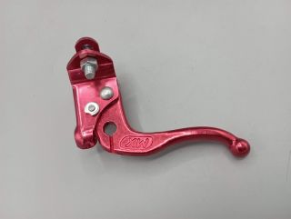Red right brake lever for BMX old school with lock system nos
