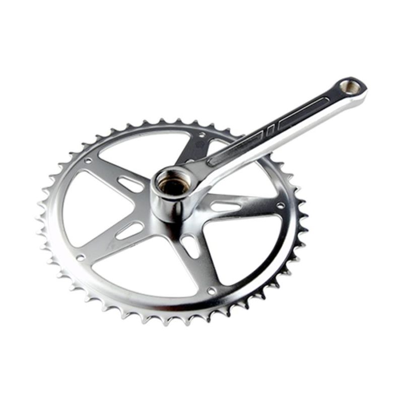 Crankset in chromed steel 44 teeth 150 mm 24"