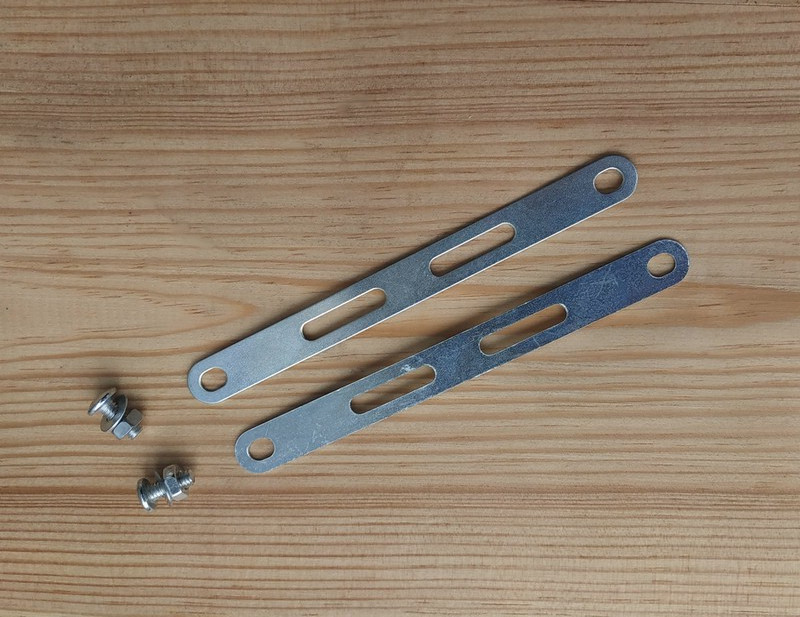 2 colliers de fixation pour porte-bidon