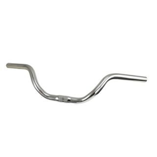 Guidon Vélo Aluminium QWORK 22.2x560mm - Pour VTC, Randonnée, Ville - Ergonomique, Léger, Solide