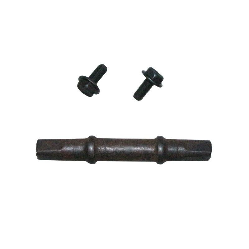 Axe de pédalier -124,5 mm à emmanchement carré 124,5 mm JIS